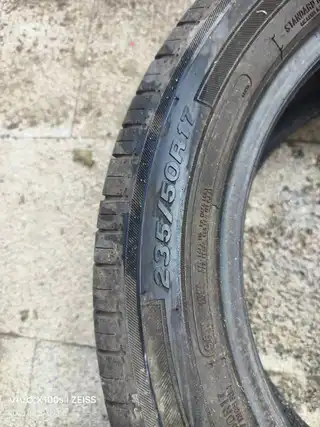 极品二手胎235/50/17马斯特是固特异旗下品牌的轮胎开花花纹儿非常好想要的抓紧