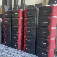 出售二手音箱设备，KTV包房饭店酒吧烤吧K歌音箱功放效果器话筒点歌机，有需要的联系159****62
