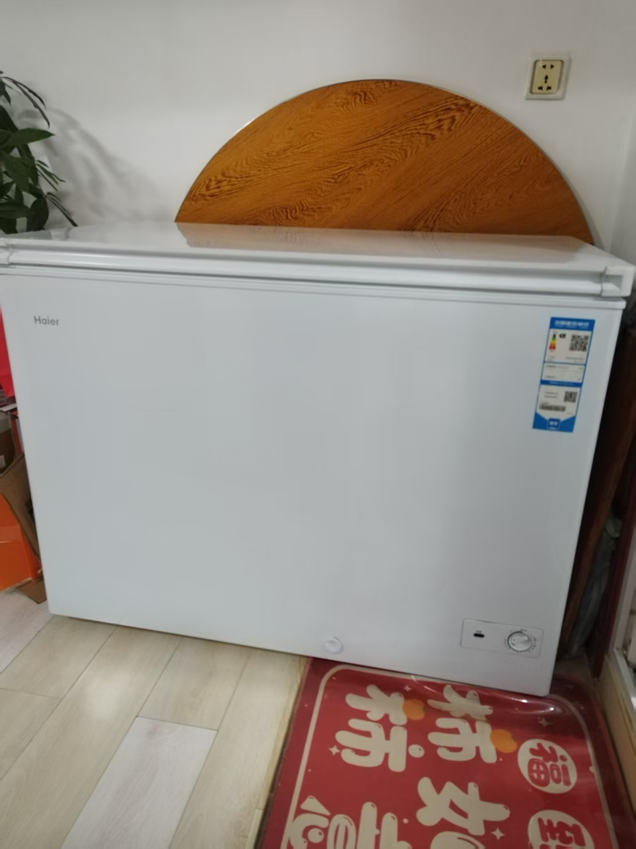 出售家庭自用冰柜，用了三年，冬天不用，只有夏天在用，性能和新的一样，皮毛没磨损