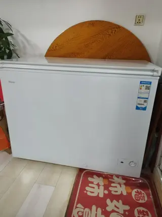 出售家庭自用冰柜，用了三年，冬天不用，只有夏天在用，性能和新的一样，皮毛没磨损