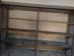 闲置货架，铁的，长3米，高2米，宽500mm质量杠杠，适合地下室，车库，摆放，价格400