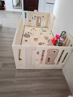婴儿围栏 自用的 孩子大了 闲置了 可随便拼接