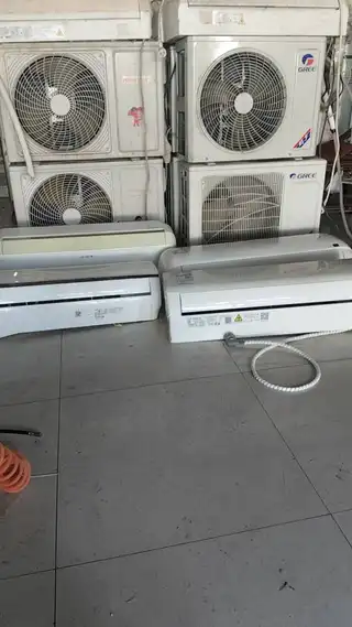 空调，长兴岛出售二手精品空调，9层新，制冷制热效果都很好，格力，美的，海尔，奥克斯变频空调，1级能效