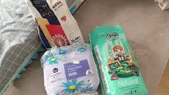 宝宝已戒拉拉裤，俩整包一个半包。