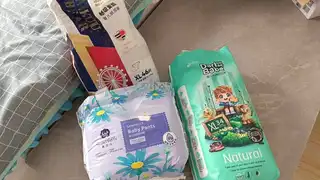 宝宝已戒拉拉裤，俩整包一个半包。
