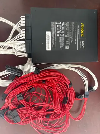 电脑安钛克HCP-1000W白金全模组电脑主机电源个人一手闲置购买价格1399不要拿国外拆机货对比成