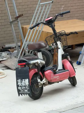 二手电动车 车轮🛞新换的 500 自取 在广福小区